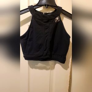 Black Crop top, Charlotte Russe, M